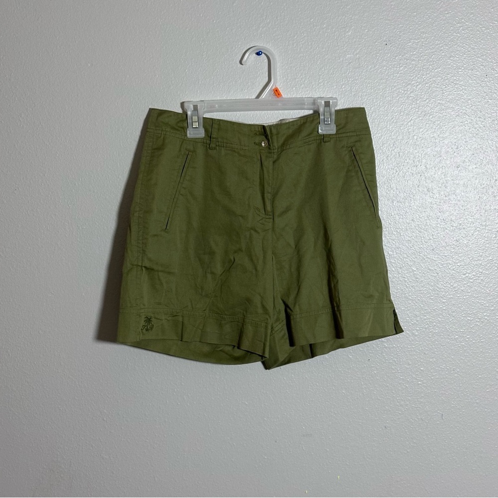 Tommy Bahama Women Olive‎ Green Stretch Shorts size 4